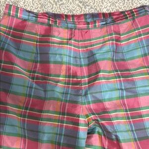 Silkland Colorful Plaid capri